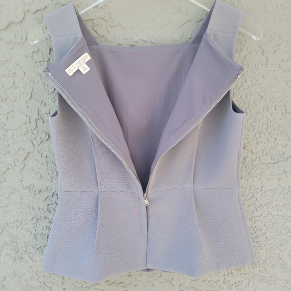 Eva Mendes for NYC feminine sleeveless grey classic business office top size XS - Picture 5 of 10